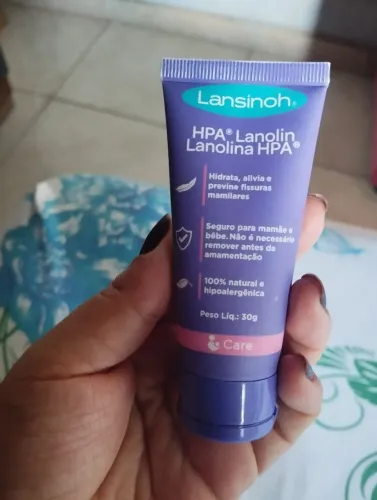Pomada Lansinoh pra ferimento do mamilo na amamentação