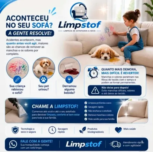 Lavagem a seco - vamos até você .