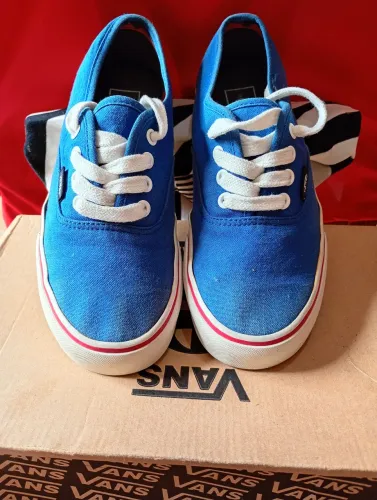 Tênis Vans original,cor azul, tamanho 36, unissex casual.