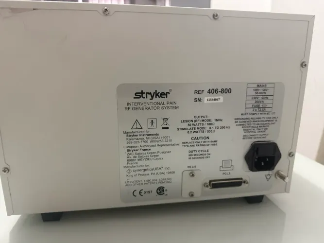 Stryker 406-800 Interventional Pain RF Generator