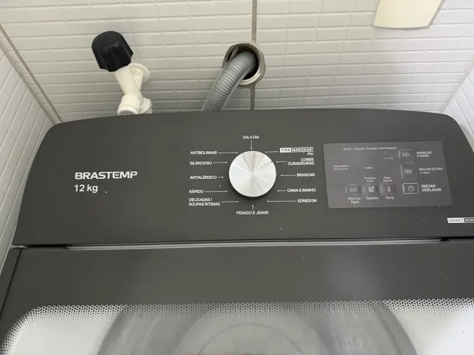 Máquina de Lavar Brastemp 12kg Água Quente - 44 Meses de Garantia