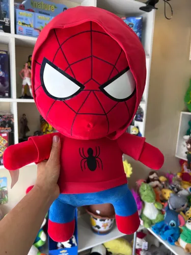 Homem aranha de pelúcia grande