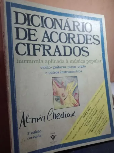 Livro Dicionário de Acordes Cifrados Almir Chediak 3 edição