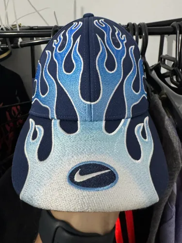 Boné Nike Structured OG Flame Club Midnight Navy ORIGINAL NOVO