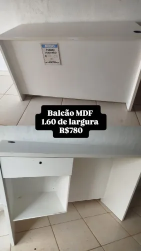Balcão comercial MDF