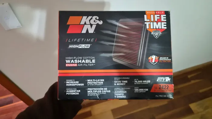 Vendo Filtro K&N Lavável 33-2422 Para Honda City e Fit