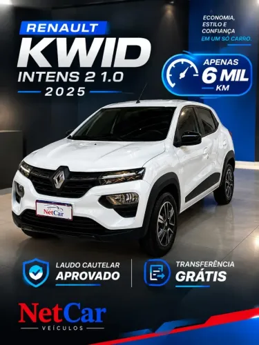 Renault Kwid Intense 1.0 Flex 12V 5P Mec. 2025