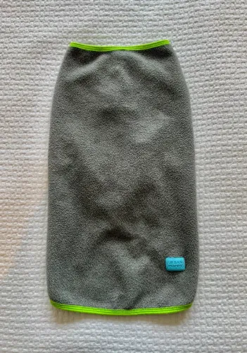 Roupinha de cachorro Urban Puppy, cinza mescla, fleece, tam. 18