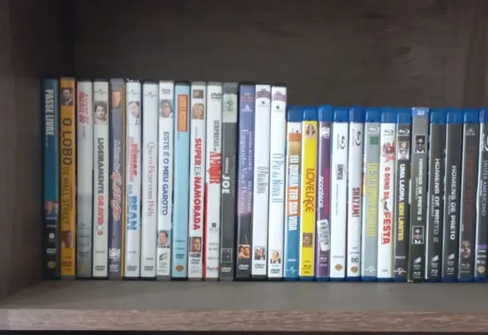 Lote de filmes,Blurays e DVDs