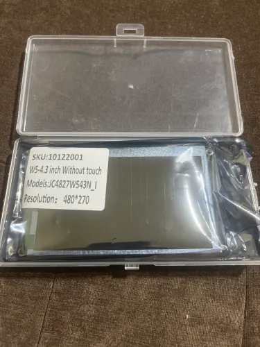 display LCD de 4,3 polegadas touch