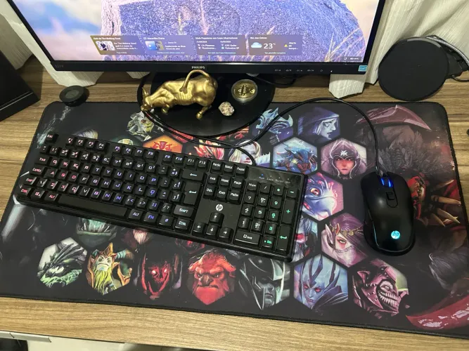 Kit mouse e teclado HP GAMER