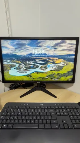 Monitor Aitek Led 27 Pol Fhd Hdmi Vga 75hz 5ms