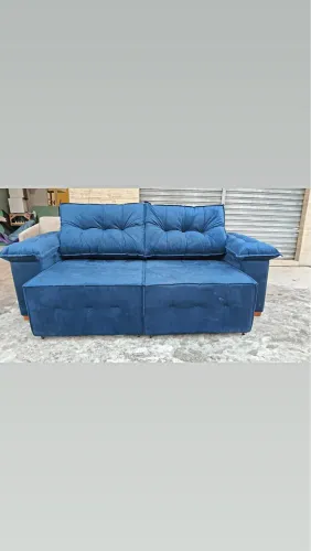 Disponível/ sofá retrátil e reclinável novo