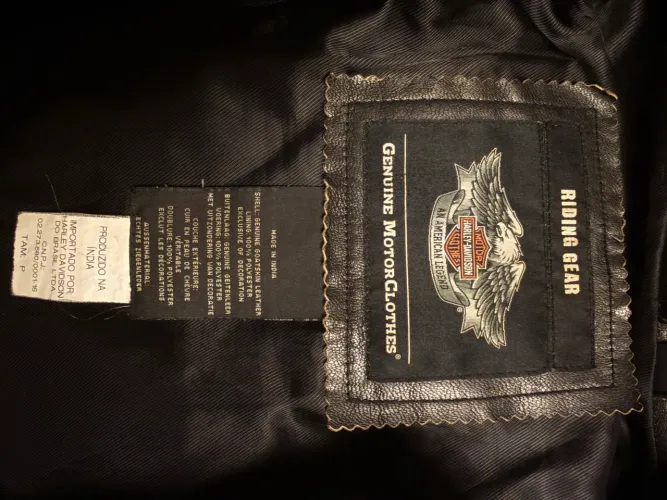 Jaqueta Harley-Davidson Couro Original - Estado Impecável