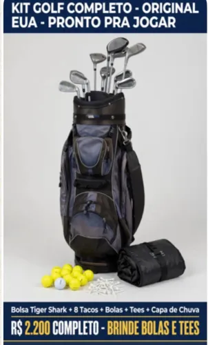 Kit Golf Completo Original USA