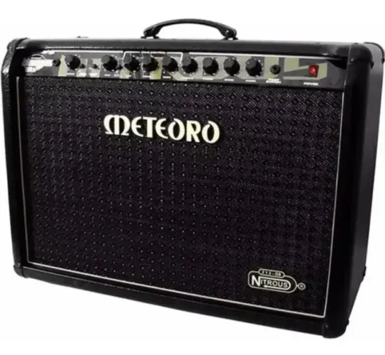Cubo Amplificador Combo Guitarra Meteoro Nitrous Gs160 160w Cor Preto