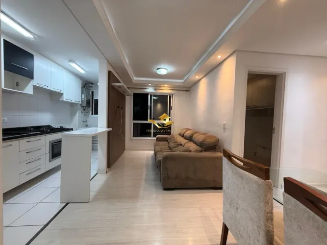 EXCELENTE APARTAMENTO MOBILIADO EM CONDOMÍNIO CLUBE, 2 QUARTOS, 1 BANHEIRO, 1 VAGA, BAIRRO
