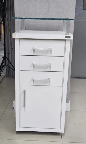 3 Bancadas MDF carrinho salão de beleza cabeleireiro