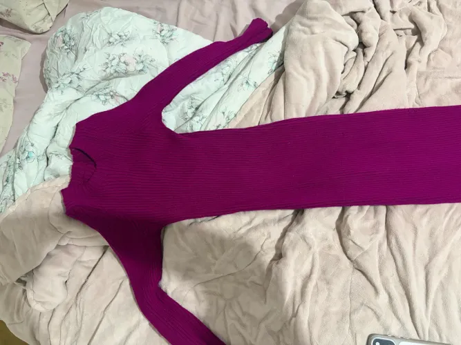 Vestido Longo De Tricô