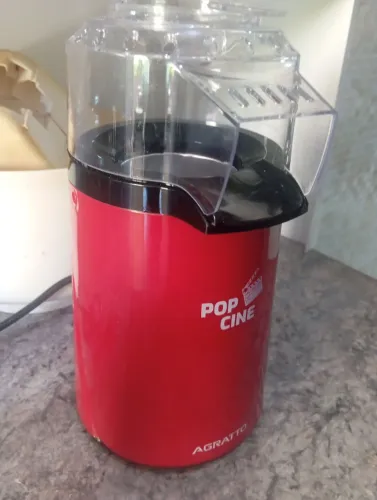 Pipoqueira vermelha nova