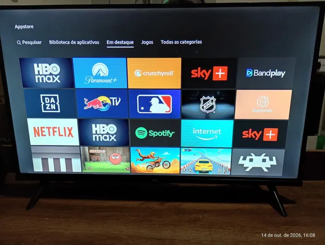 Amazon Fire Stick 4k controle de voz, Alexa integrada.