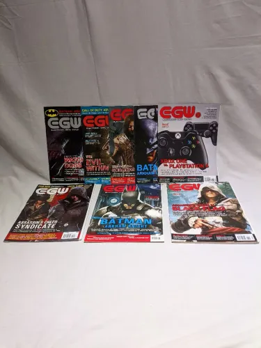 Lote Com 8 Revistas EGW Electronic Gaming World - Games PS4 Xbox One