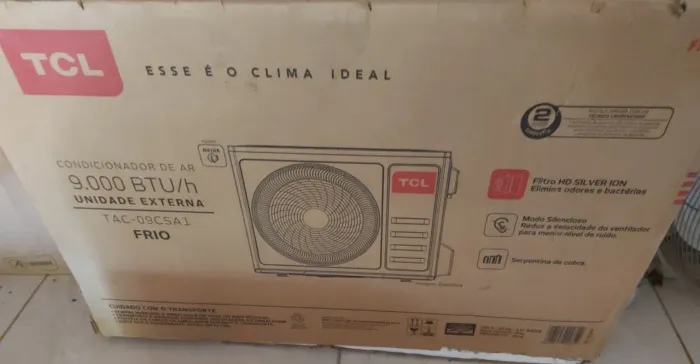 Unidade Condensadora TCL 9.000 btus novo