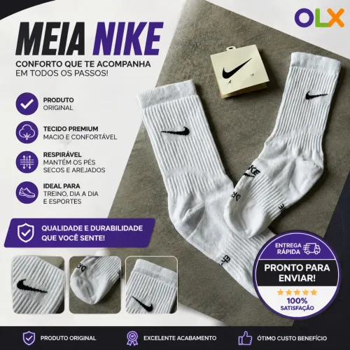 Meia Unissex - Casual e Esportiva