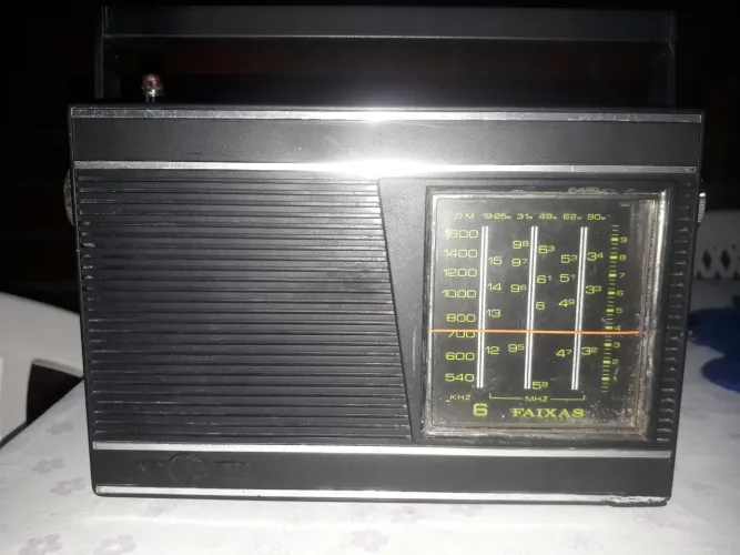Motoradio antigo funcionando perfeitamente
