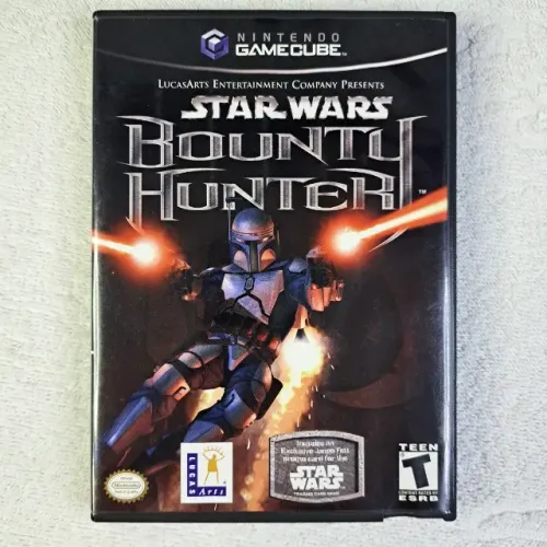Star Wars Bounty Hunter Original Completo Nintendo Gamecube - Com Card