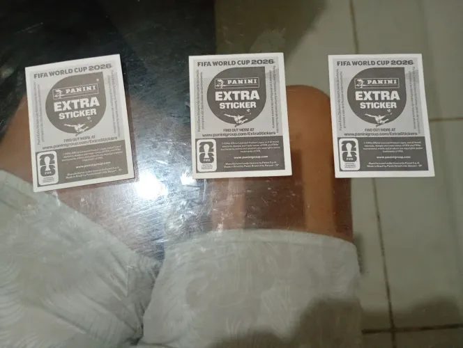 Vendo três legends da copa de 2026 por R$350 reais