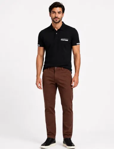 Kit Camisa Polo e Calça Sarja