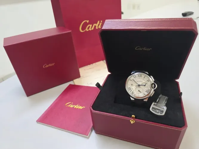 Relogio Cartier balon Super C novo na cx original
