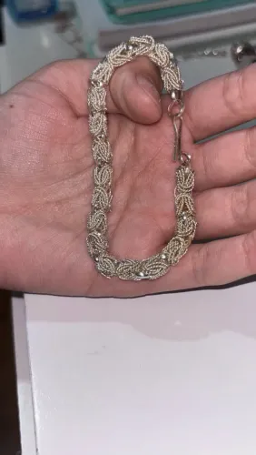 Pulseira de prata 925 de bali