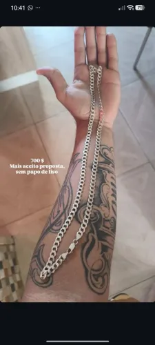 Corda de prata pra vender 9mm