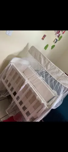 mini berço com tudo 
