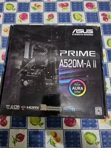 Placa mãe Aus AM4 nova
