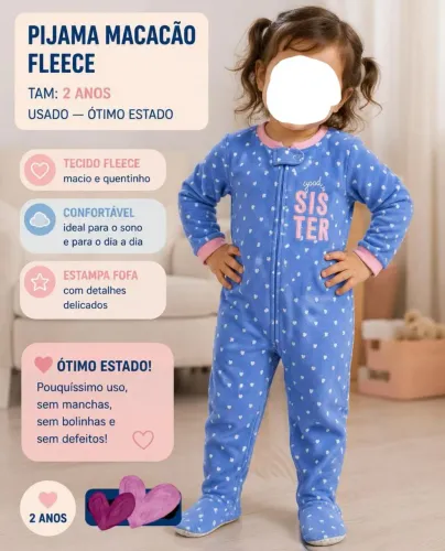 Lindo Pijama macacão Carter's
