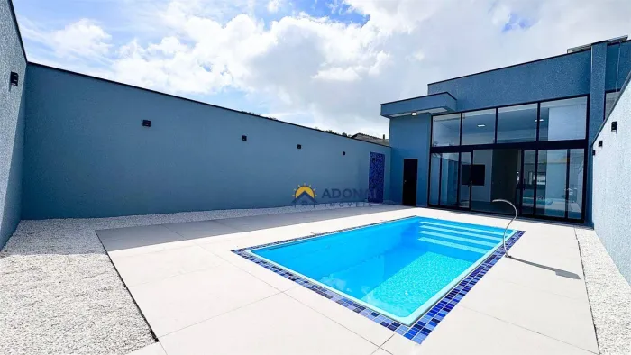 Casa Nova com Piscina, 3 dormitórios à venda, 135 m² por R$ 1.100.000 - Centro - Guaratuba