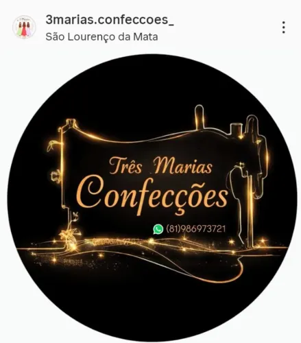 Três Marias confecção 