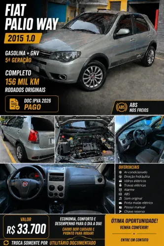 Fiat Palio WAY 1.0 Fire Flex 8V 5P 2015