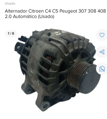 Alternador do C4 Pallas 