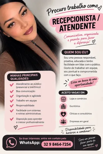 RECEPCIONISTA/ATENDENTE