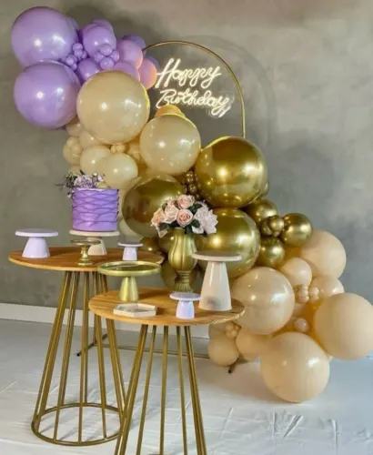 Festa mulher decoração e pegue e monte 