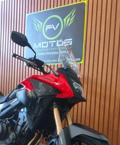 HONDA CB 500X ABS VERMELHA 2025 - IMPECÁVEL