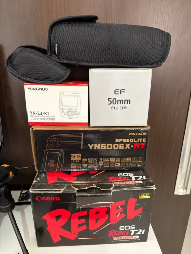 ? SUPER KIT FOTOGRAFIA E VÍDEO CANON + YONGNUO + ACESSÓRIOS ? VENDA COMPLETA OU SEPARADA!