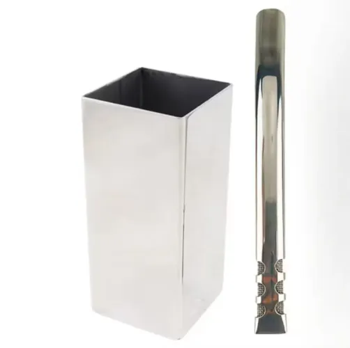 Kit Copo + Bomba Inox V6 para tereré 