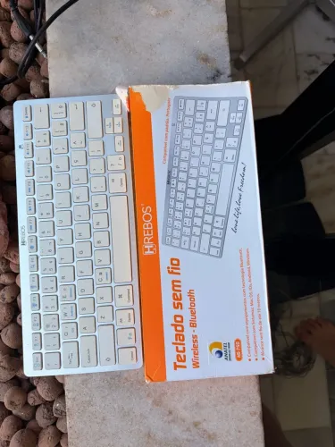 Teclado Sem Fio Bluetooth Hrebos (Modelo HS-750)