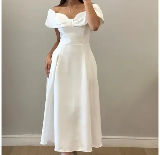 Vestido usado uma vez- Noiva civil ou chá revelação