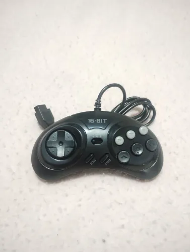 Controle 6 botões com turbo p/ mega drive 